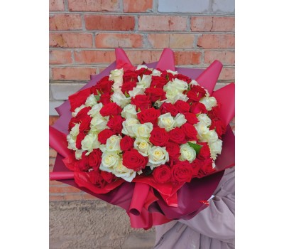 Букет из 101 розы с доставкой в лабинске и Лабинском районе